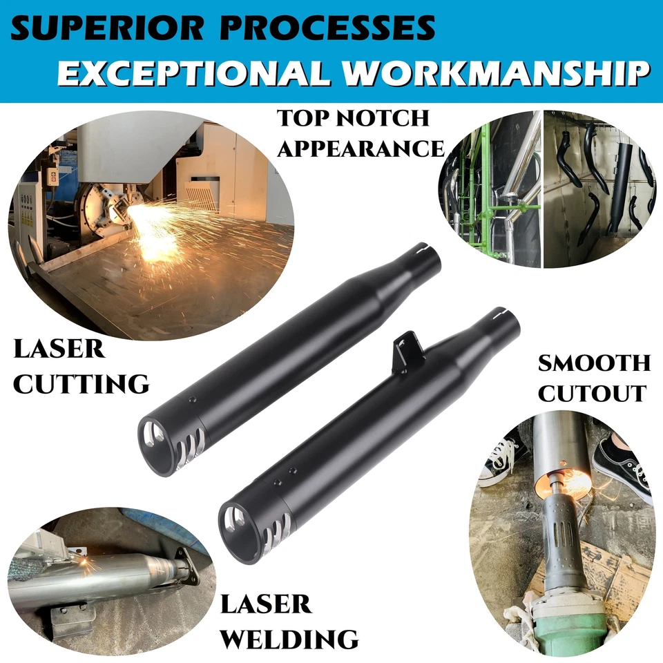 3.0'' Slip Ons for Indian Scout Exhaust, Amazing Sound for Indian Scout Muffler - Image 3 of 4