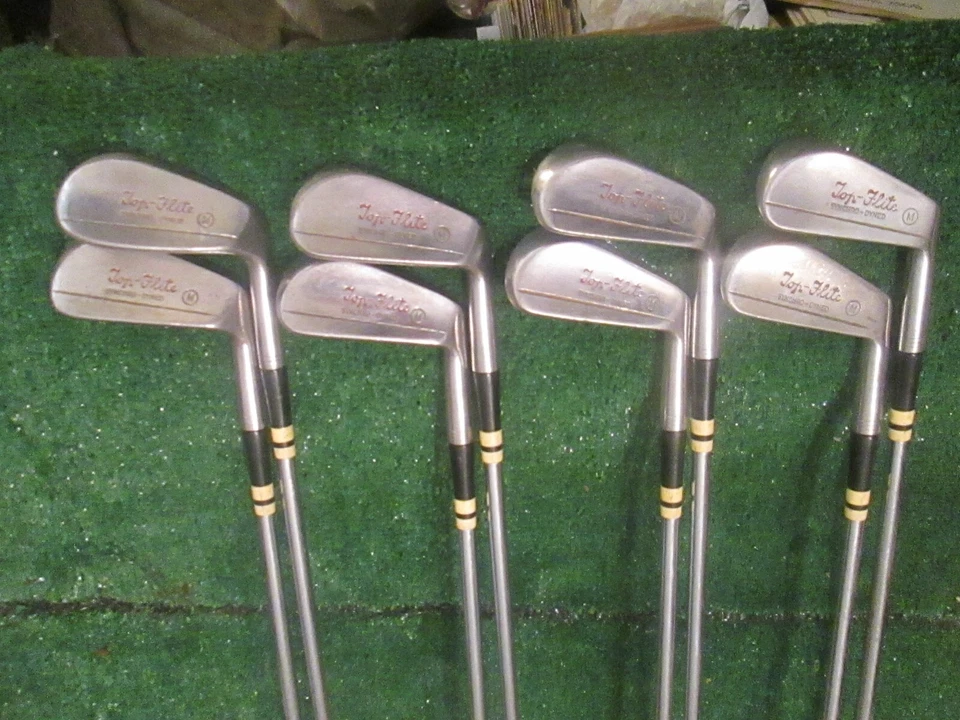 高尔夫复古 Spalding Top Flite Synchro Dyned M 铁杆套装所有原装 2-9 铁杆 — 第 2/4 张图片