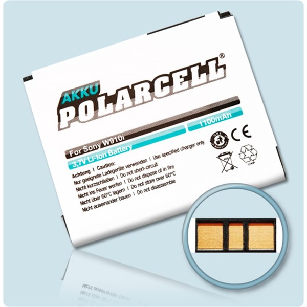 Polarcell Akku FüR BST-39 - Sony Ericsson T707I W380I W508I 1100Mah Batterie-image