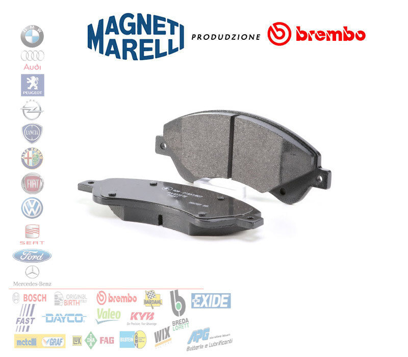 PASTIGLIE FRENO ANTERIORI per FORD TRANSIT 2.2 TDCI 4x4 MARELLI 363916060648