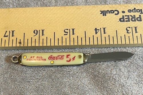 1930's COCA COLA POCKET KNIVES - MADE IN THE USA - GREAT CONDITION - WHITE - Picture 10 of 16