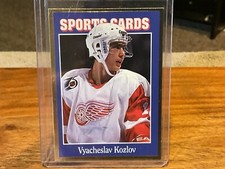 Vyacheslav Kozlov Redwings 1992 Allan Kaye's Sports Cards Extended Border NMT