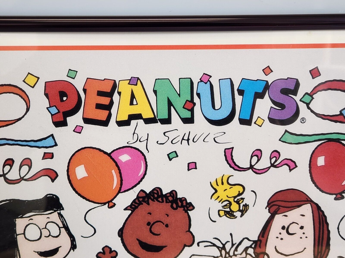 Peanuts by Schulz A Celebration Print Picture Snoopy 20.5