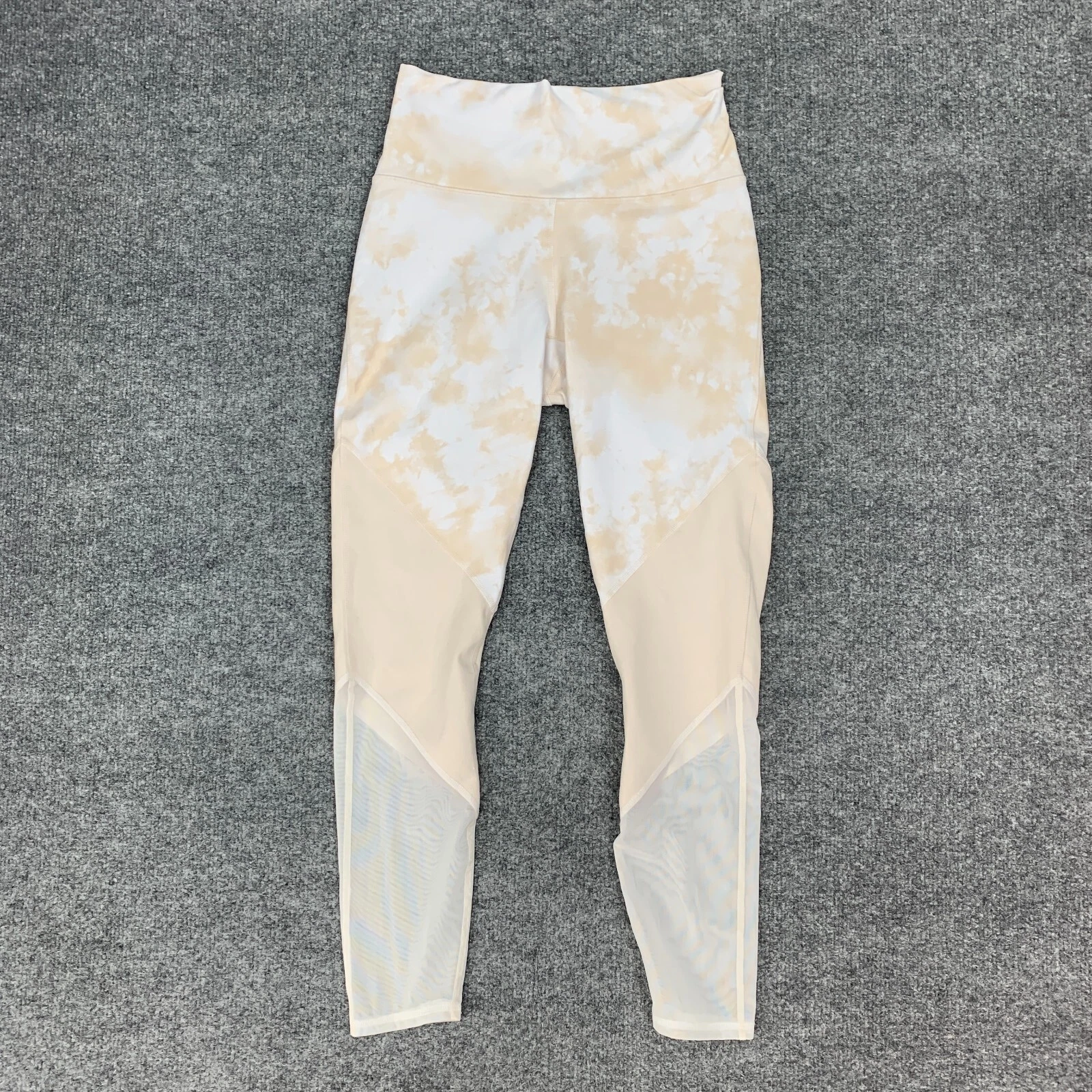 fabletics powerhold honey milk magma zone mesh panel high waist leggings
