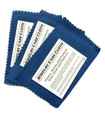 3 Silver Gold Platinum Jewelry Cleaning Polishing Protect Cloth FREE SHIPPING
