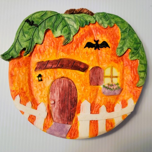 Vintage Popular Imports 1997 Halloween Herbst Kürbis Miniatur Teeservice Deko - Bild 5 von 15