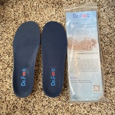 Dr.Foot Full Length Athletic Orthotics Shoe Insoles  Womens 7-8.5 Men's 5.5-7