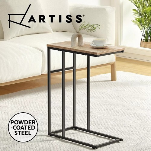 Artiss Coffee Table Side End Tables Laptop Desk Bedside Sofa Wooden Metal Frame - Picture 9 of 9