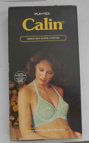 Soutien-gorge Vintage Playtex 'Câlin' - Armatures - Taille 90C Vert - Neuf Avec étiquettes