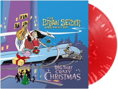 THE BRIAN SETZER ORCH. - DIG THAT CRAZY CHRISTMAS (SPLATTER) VINYL LP + MP3 NEU