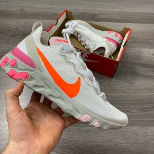 متجر نجاح كفى Orange Pink Nike React Shoes Cazeres Arthurimmo Com