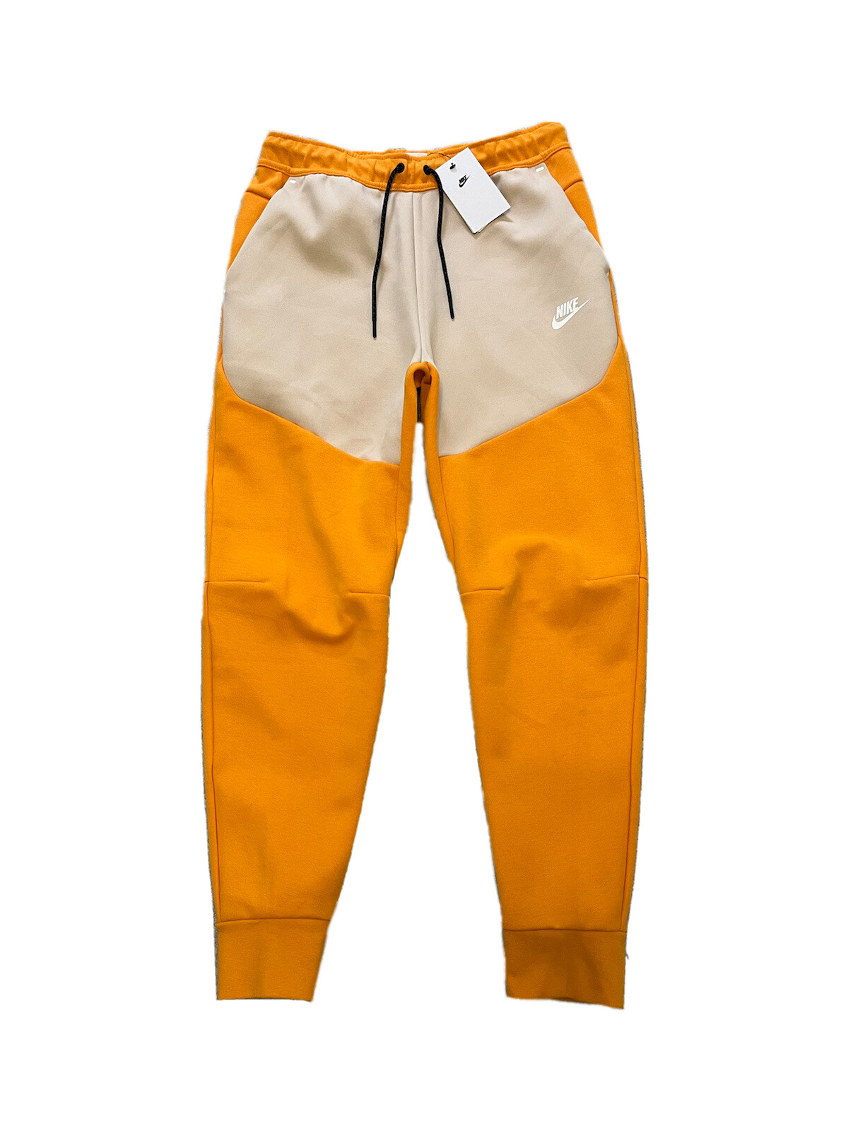Nike Tech Fleece Mens Joggers Size M, XS SANDDRIFT Bottoms Pants Rare Colour image 3