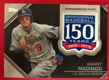 2019 Topps Manny Machado 150th Anniversary Manufactured Patches Card #AMP-MMC