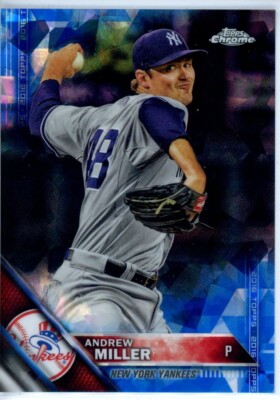 2016 Topps Chrome Sapphire Refractor #218 Andrew Miller