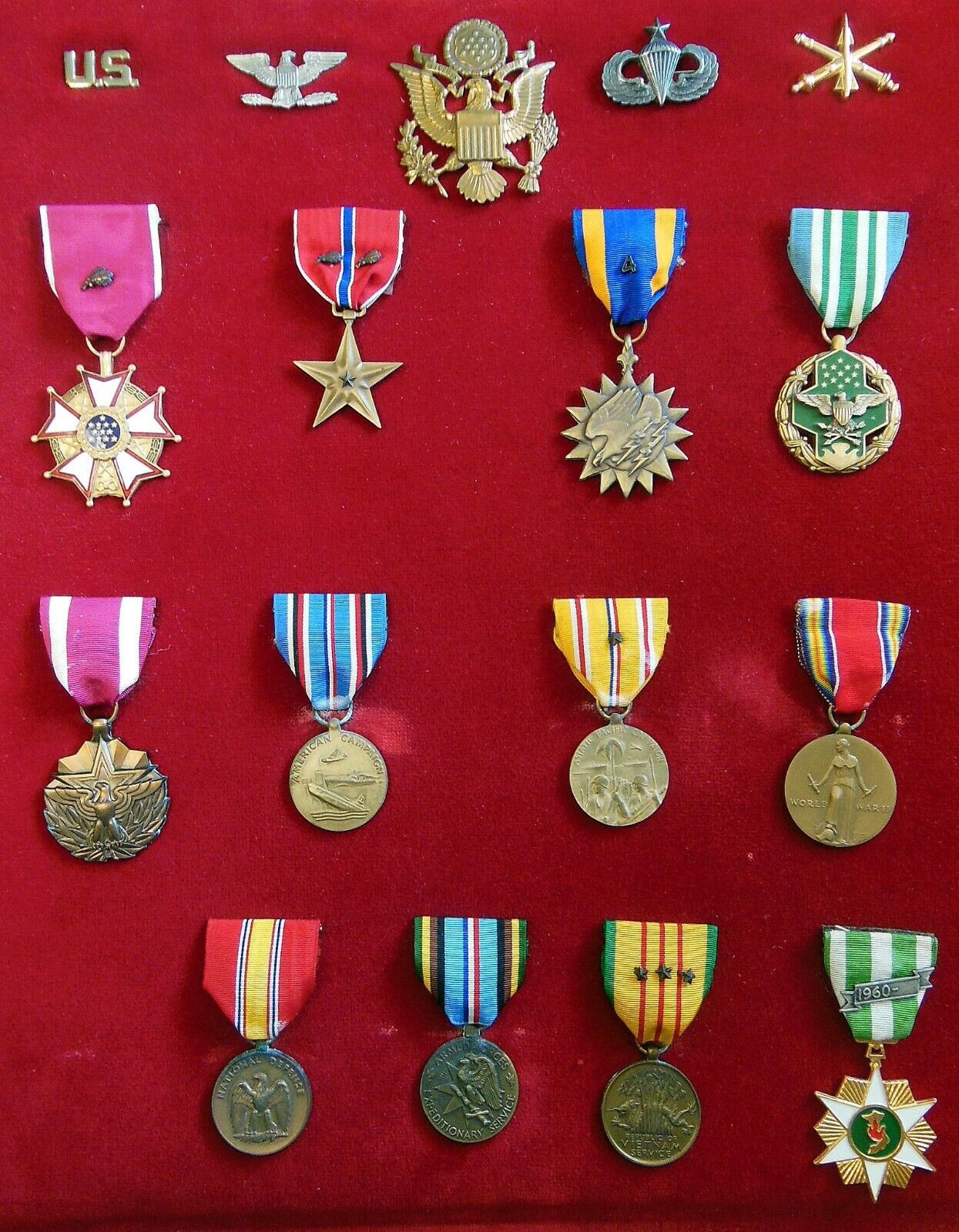 Rare WW2 and Beyond Collection of 12+ Medals all documented to a Named  Soldier.