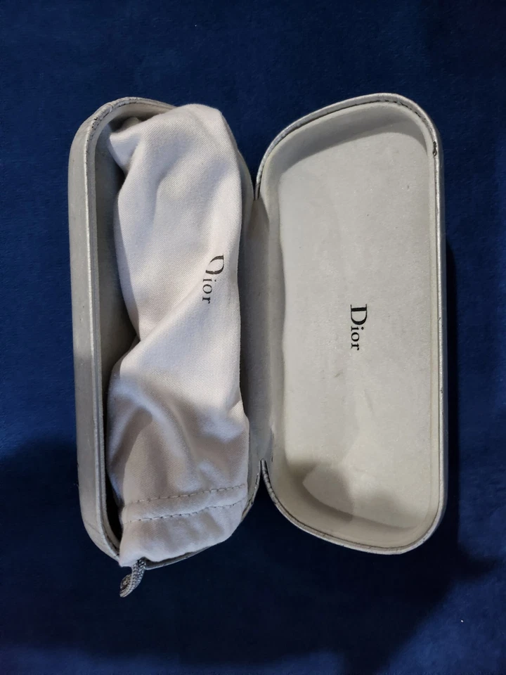 Christine Dior черный и серебряная оправа дизайнерские солнцезащитные очки редкая, сделано в Австрии - Изображение 3 из 4