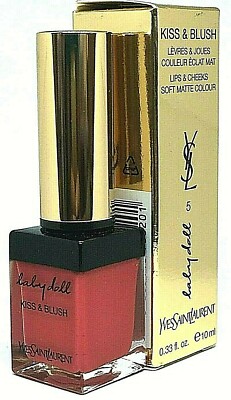 Yves Saint Laurent Baby Doll Kiss Blush Lipstick Shade Rouge Effrontee  UK