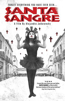 SANTA SANGRE Movie Poster Alejandro Jodorowsky El Topo Holy