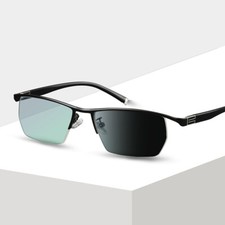 Half rim Transition Myopia Photochromic Single vision distance glasses 0--600