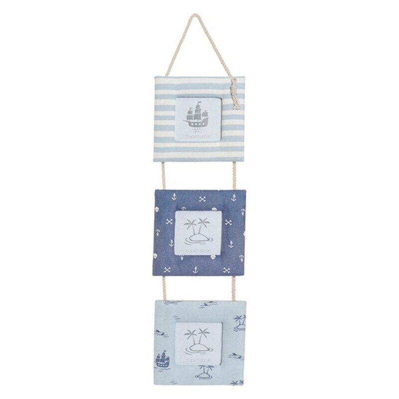 Marco De Fotos Dkd Home Decor Piratas Poliéster Madera Mdf [7,5 X 7,5 Cm] [12