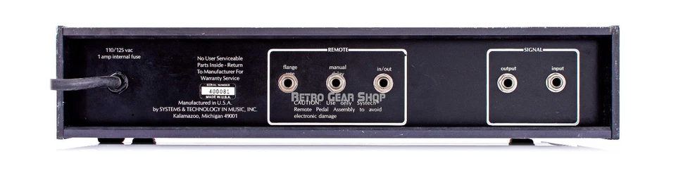 Systech 4000A Flanger Voltage Controlled Vintage Rare Black - Image 3 of 3