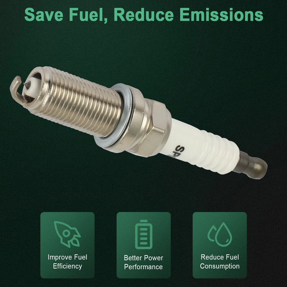 8x bujías de iridio y platino para Mercedes-Benz CL55 AMG 2003-2006 5,5 L V8 Foto 4 de 4