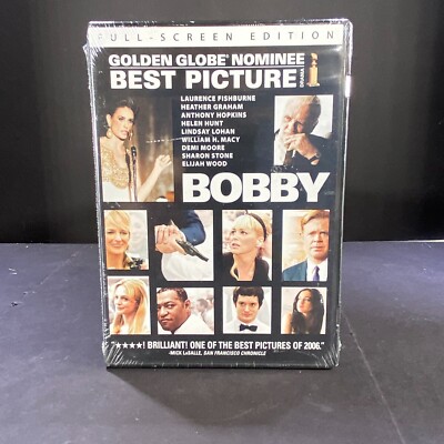 BOBBY - DVD 2006 FF Full Screen Emilio Estevez - Fishburne Hopkins Hunt Graham
