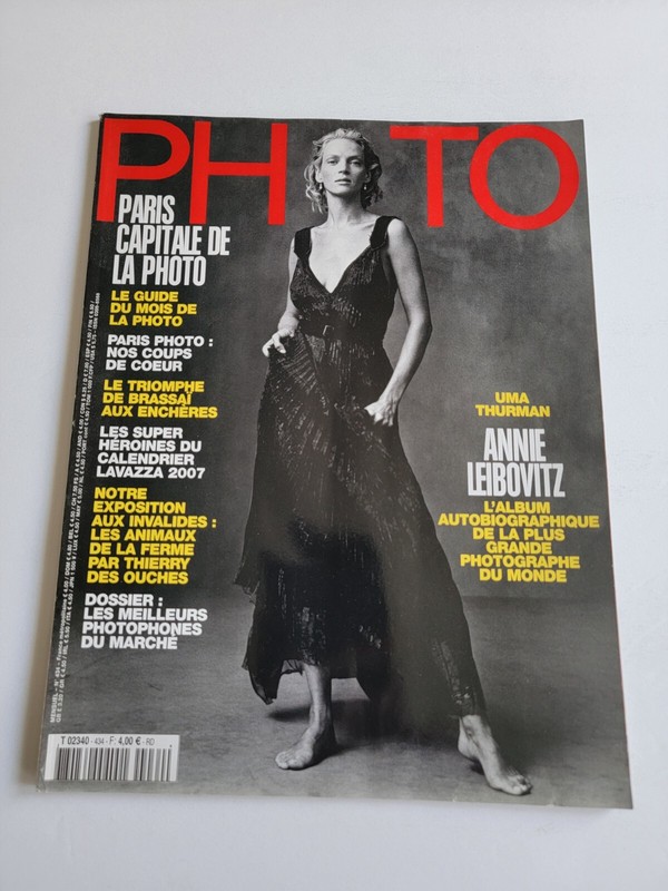 French Photo Magazine No 434, 2006 – Uma Thurman – Annie Leibovitz