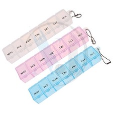 7 DAY LARGE PILL BOX HOLDER TABLET CONTAINER ORGANISER DISPENSER STORAGE VITAMIN