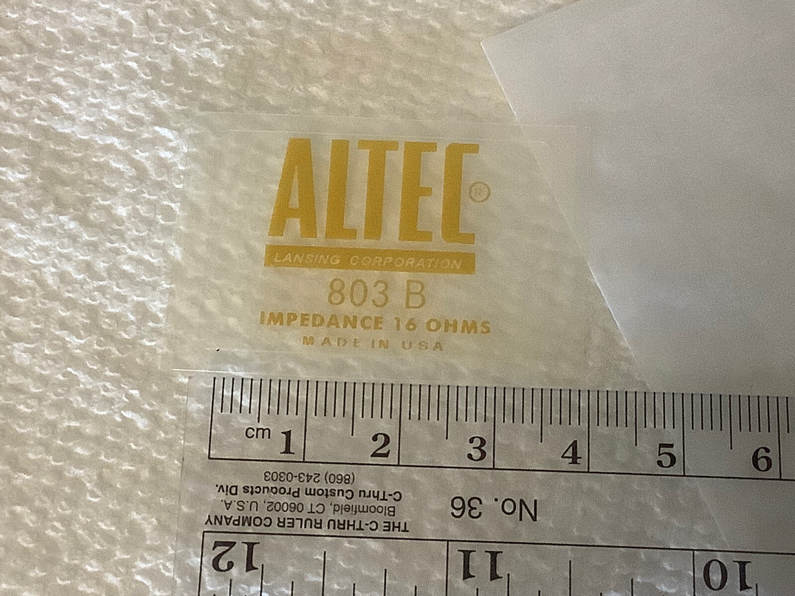 Altec 803B vintage audio equipment - eBay listing photo 2