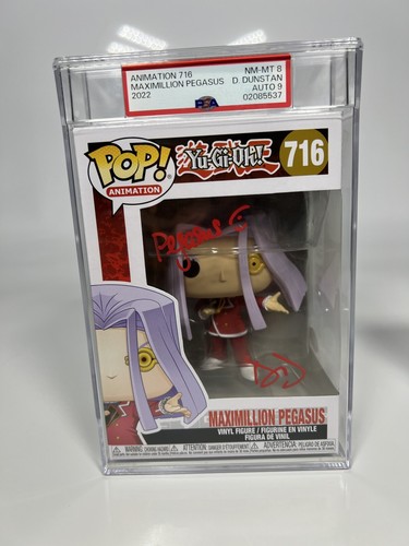 Funko Pop Yu-Gi-Oh #716 Maximillion Pegasus Signed Darren Dunstan JSA PSA Graded - Picture 7 of 7