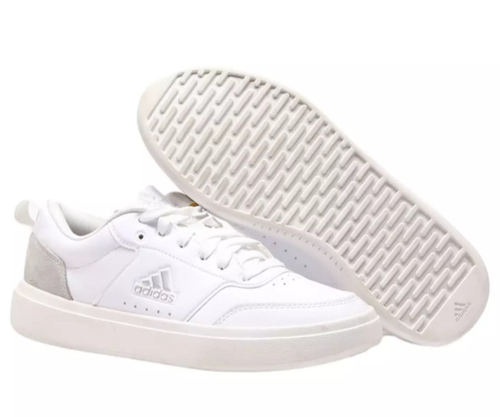ADIDAS Women's # 10 Park St Low Top Trainers White Leather Womens IG9852 - Picture 8 of 10