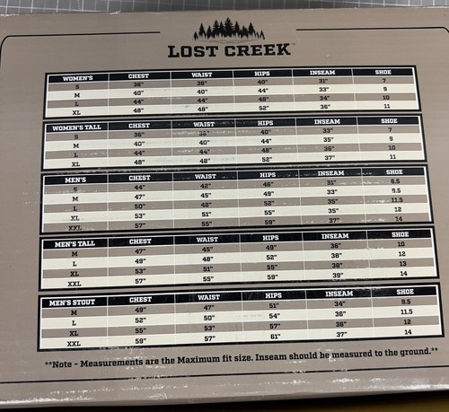 Lost Creek Men's Guide Series Breathable Zip Fishing Waders Sz. XL Stout Brown - Picture 7 of 7