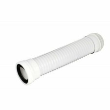 Flexible Pan Connector - 110mm / 400mm - Pipe WC Waste Flexi Soil Tube
