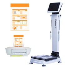 Professional BMI Body Fat Analyzer Scanner Composition Analysis+printer ICW/ECW