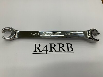 Snap-On Tools USA NEW 5/8'' 11/16'' SAE Double Flare Nut 6pt Line Wrench RXFS2022B