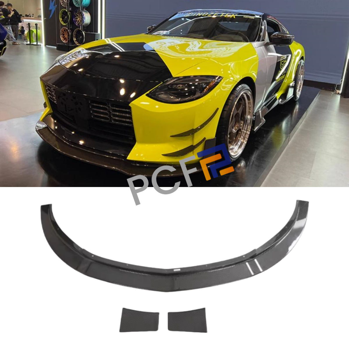 Fits 2023-25 Nissan 400Z RZ34 Fairlady Z Front Bumper Dry Carbon