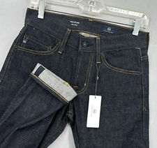 AG Adriano Goldschmied Jeans Mens 28x34 Denim Selvage Dylan Slim Skinny Dark NWT