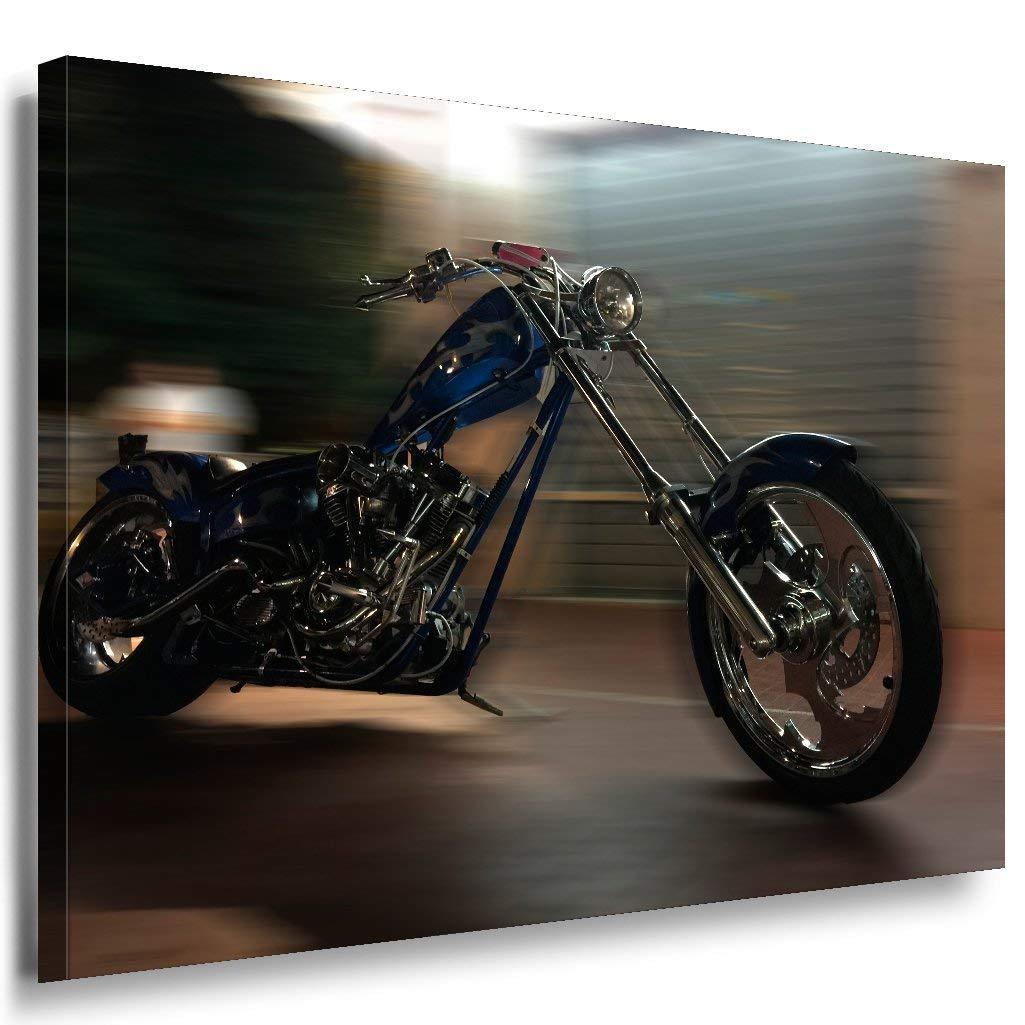 Chopper Leinwandbild AK Art Bilder Mehrfarbig Wandbild TOP AUTO XXL