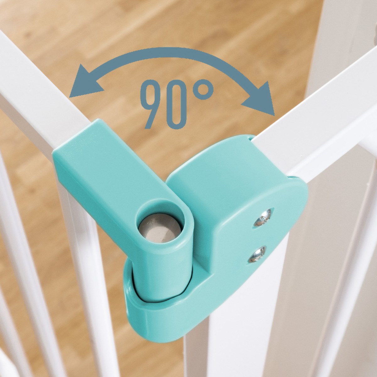 Ib Style® Berrin ! Ganador Del Precio Barrera De Escalera 67-175cm | Protección De Puerta | Sin Taladrar | Tope 90° | Autocierre | Negro | 125-135 Cm 2X Adaptador En Y