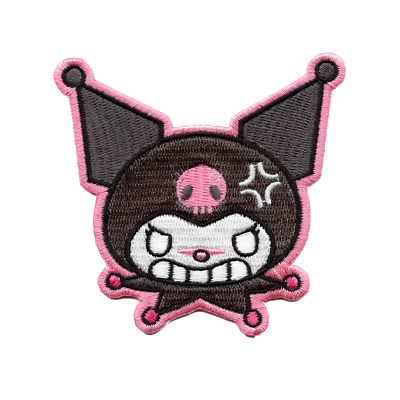 Patch Ferro Francese Toppa Ricamata Kawaii Biker In Stoffa - Applique Con Croissant, Per Giacca O Felpa, Made In France Patch Paracadutisti