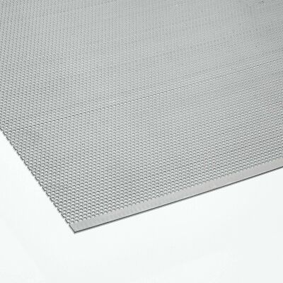 Edelstahl Lochblech Blank RV1-2 t=0,8mm Wunschmaß 1 mm Rundloch  ZUSCHNITT