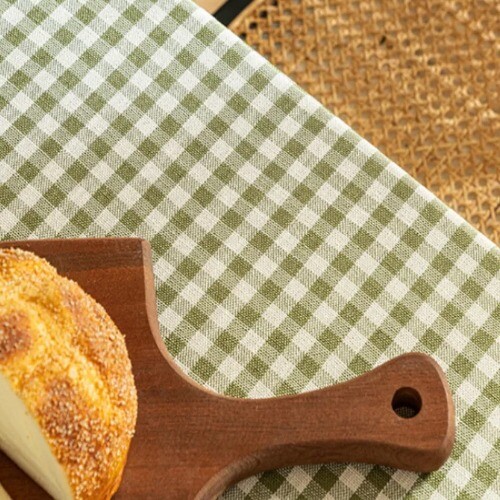 Mantel rectangular clásico a cuadros con borla picnic guinga algodón mantel - Imagen 4 de 32