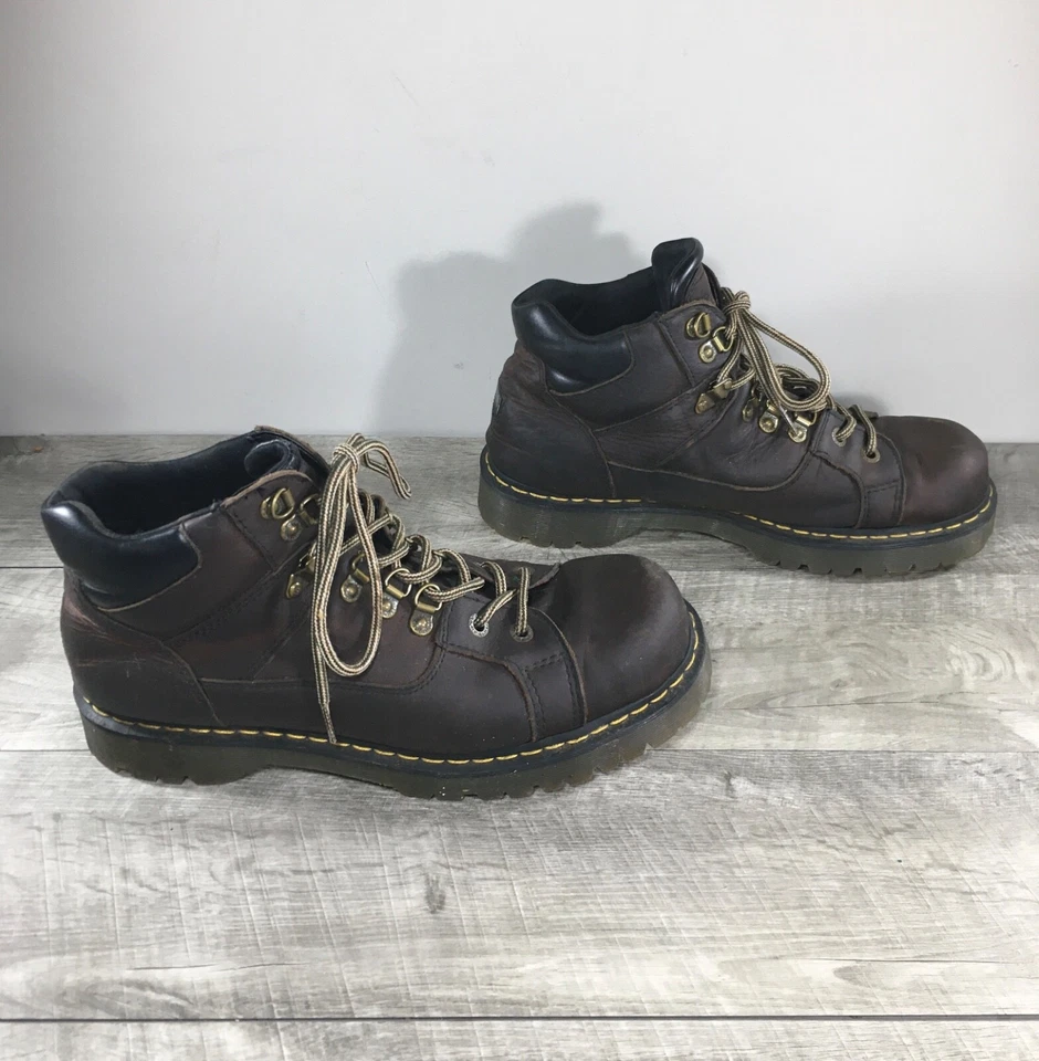 Botas de combate de cuero grueso Dr. Martens Air Wave 11302 Doc para hombre talla UK 12 US 13 Foto 2 de 4