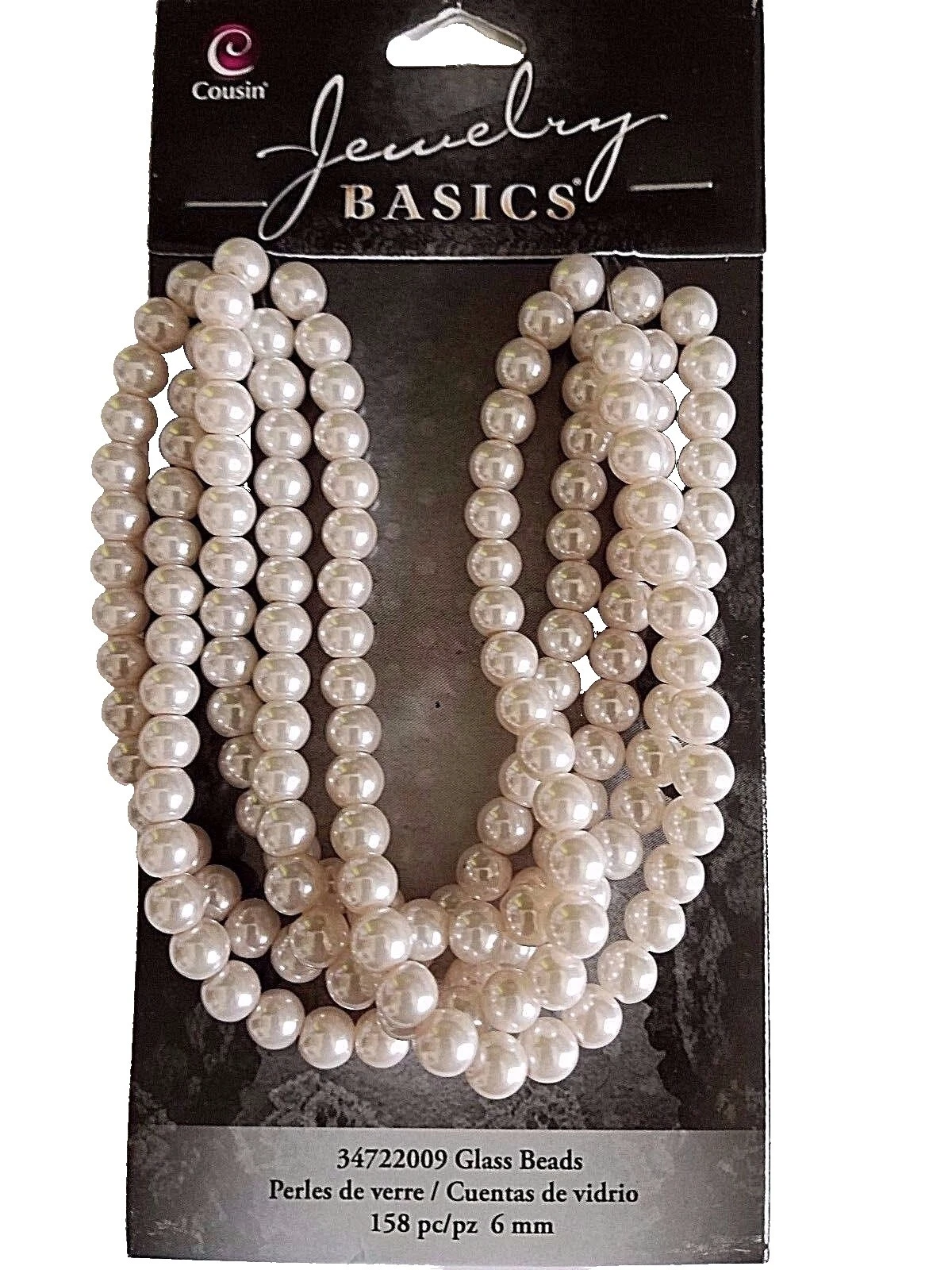 Жемчужное стекло ювелирные изделия искусственные полированные бусины