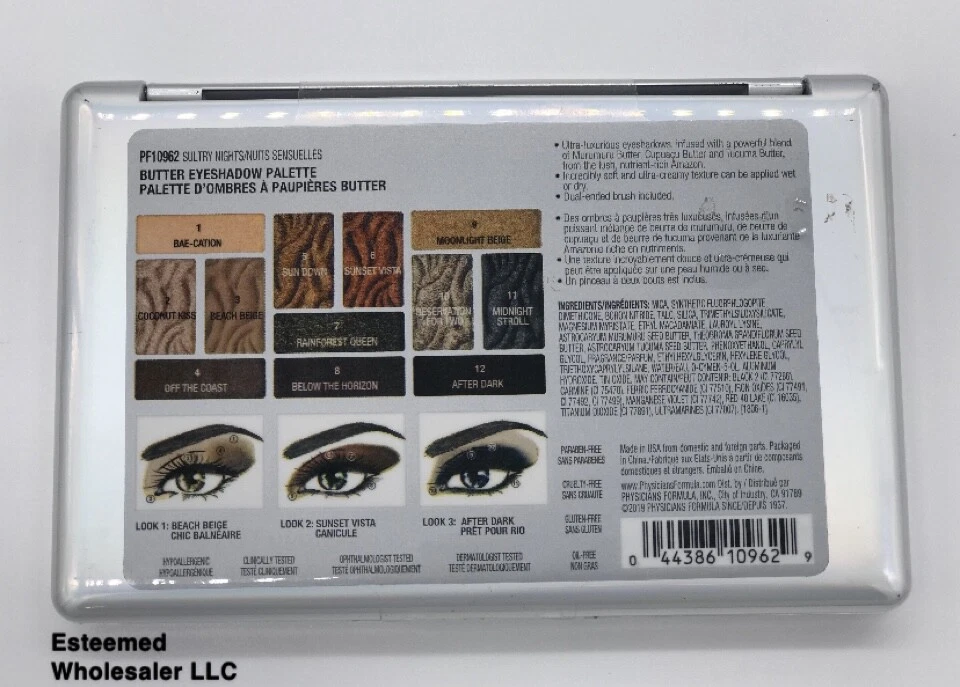 PHYSICIANS FORMULA Butter Eyeshadow Palette Sultry Nights 0.55oz - Image 2 of 2