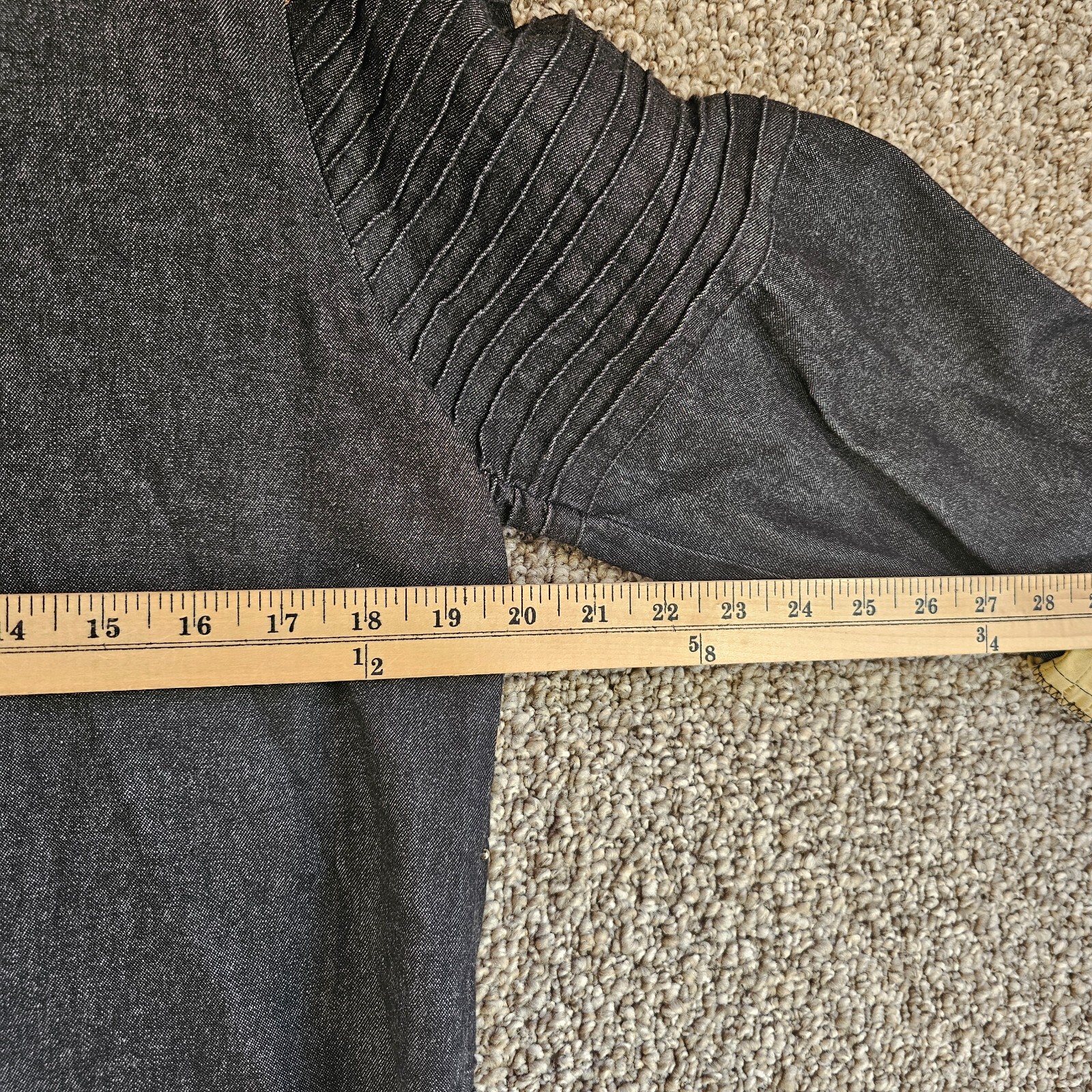 Indigo Moon Jacket Womens Small Button front 3/4 … - image 7