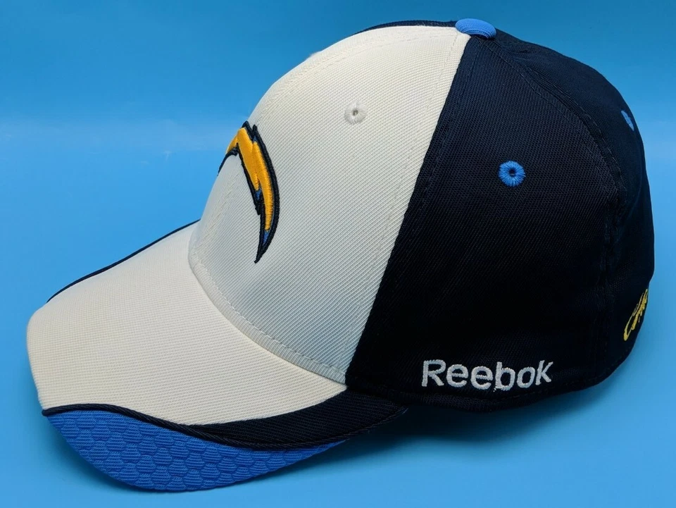 LOS ANGELES CHARGERS hat Reebok fitted blue / white cap - size S / M - Imagem 2 de 4