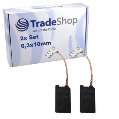 2x Kohlebürsten für Baier BDB8142 BDB817 BDB822 BDB823 Motorkohlen Kohlestifte