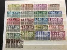 560 Marken, Deutschland, Bund, Konvolut, Jahrgang 1954, gestempelt, Undurchsucht